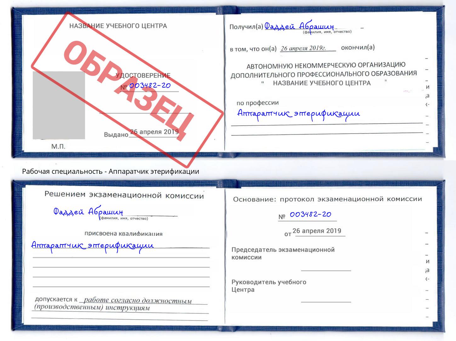 Аппаратчик этерификации Рыбинск